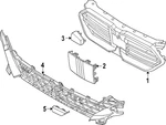 Genuine Bmw Upper Grille 51-13-5-A35-F89. Fixed Price $204.68.