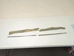 Nos Pair 75-76 Chevy Truck Blazer Upper Outer Grille Trim Molding 343985/343986. Fixed Price $99.99.