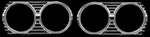 1965-65 Chevelle Headlamp Bezel Pair. Fixed Price $113.62.
