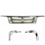 Front Grille & Molding 1995-1997 Ford Ranger Chrome Left, Right 3PC. Fixed Price $154.60.