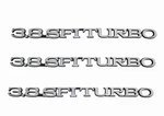 1984-1987 Buick Grand National "3.8 Sfi Turbo" Hood & Trunk Emblems Kit. Fixed Price $89.50.