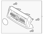 Genuine Toyota Grille 53100-04471. Fixed Price $209.51.