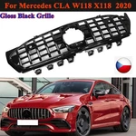 Glossy Black Gt Front Grille For Mercedes Benz W118 C118 CLA35 Amg 2020-ON. Fixed Price $167.22.