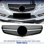 Chrome Black Bumper Grille Upper For Mercedes Benz W207 2009-2013 2-DOOR. Fixed Price $89.00.