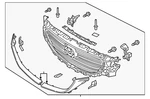 Genuine Mazda Grille Assembly TK48-50-710G. Fixed Price $281.90.