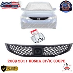 Oem Replaces Black Grille Assembly + Chrome Emblem For 09-11 Honda Civic Coupe. Fixed Price $106.95.