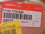 Genuine Honda Cover, Front Fog Light (71105-T7W-A00). Fixed Price $50.00.