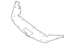 Genuine Nissan Radiator Support Access Cover 62322-3SH0A. Fixed Price $205.58.