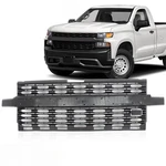 Front Bumper Upper Grille Factory Black For Chevrolet Silverado 1500 2019-2021. Fixed Price $216.99.