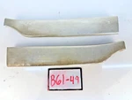 Oem 1960 Chevy Impala Pair Lower Grille Trim Filler Splash Shield Molding B61-49. Fixed Price $284.95.