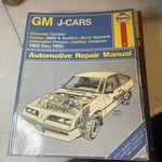 Haynes Repair Manual 38015 Gm General Motors Cavalier Sunbird J2000 1982-1994. Fixed Price $7.77.