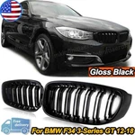 For Bmw F34 328I 330I 335I 340I Gt Xdrive Front Kidney Grille Pair Gloss Black. Fixed Price $48.99.