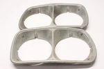 Original 1973-76 Ford Torino Ranchero Headlight Bezel Door D3OB Left Right Pair. Fixed Price $42.95.